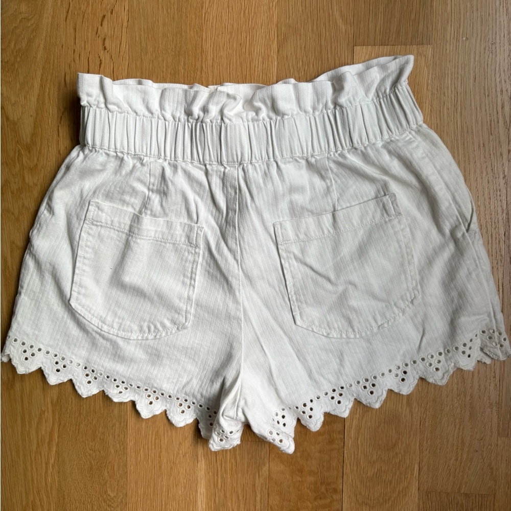 ANTHROPOLOGIE White High Rise Shorts - size small - Picture 2 of 8